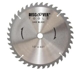 Sierra Circular 10" x 40 Dientes TUNGSTENO Madera 603 DISCOVER