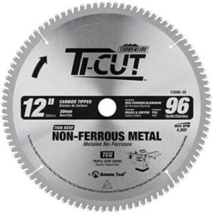 Sierra Circular 12"x 96 Dientes TUNGSTENO ALUMINIO 12096 TI-CUT/TIMBERLINE