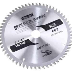 Sierra Circular 7-1/4"x 60 Dientes TUNGSTENO ALUMINIO DMA760L UYUSTOOLS