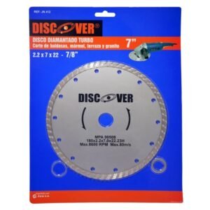 Disco Diamantado 7" Turbo JN 412 DISCOVER