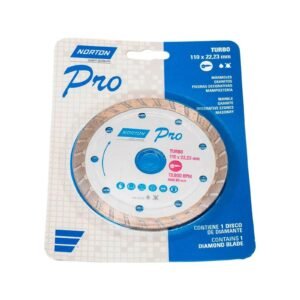 Disco Diamantado 4-1/2" Turbo PRO NORTON