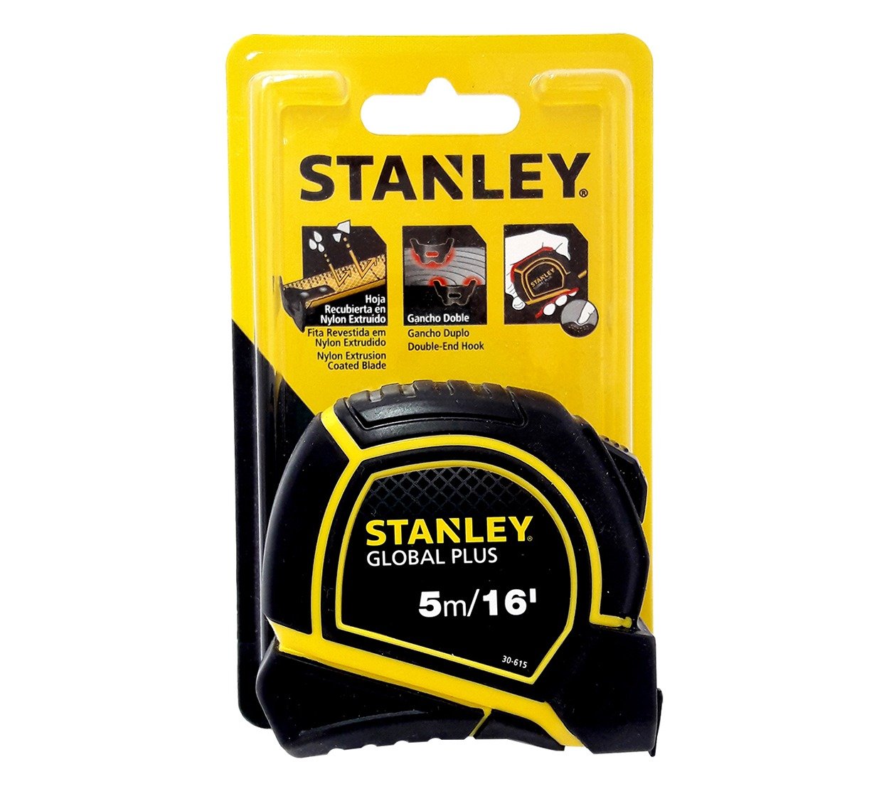 Flexómetro 5 Metros x 3/4" 30615 GLOBAL STANLEY 1 Flexómetro 5 Metros x 3/4" 30615 GLOBAL STANLEY