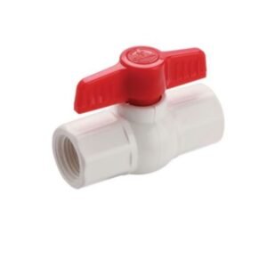 Llave Bola (96) 1-1/2" PVC Con Rosca