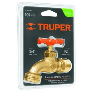 Llave Manguera Latón 1/2" LL-JAR-B-2 TRUPER