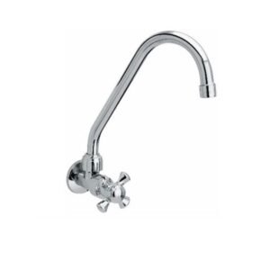 Llave Móvil Para Lavaplatos De Pared Cruceta