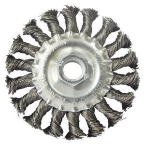 Grata Acero 4"x Rosca 5/8" ENTORCHADA CHINO