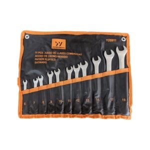 Llaves Mixtas 6-19MM 11 Piezas Cromo Vanadio YOS911 FERRAWYY