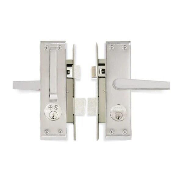 Cerradura Incrustar Cromo Mate L-370 US15 Lisboa 4008 YALE