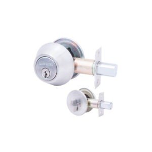 Cerradura De Seguridad Cromo Mate Llave/Mariposa 711 KINGLOCK