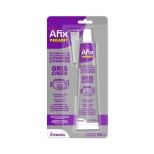 Silicona Alta Temperatura 50Gr Gris AFIX
