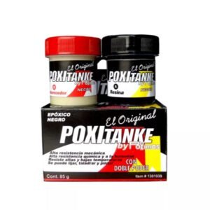 Pegante Industrial NEGRO 2 Tubos X 18gr POXITANQUE