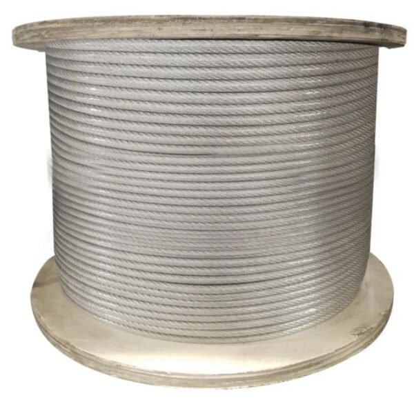 Cable Acero (01) 1/16" Plastificado
