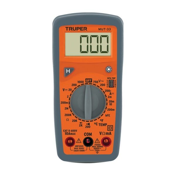 Multimetro Digital 500V 10A MUT-33 TRUPER