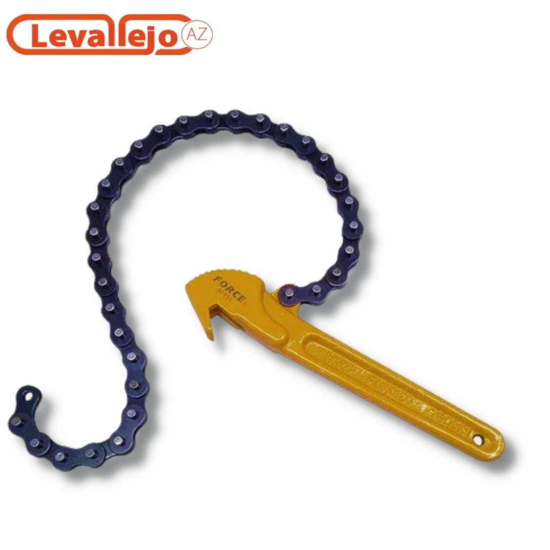 Llave de cadena reversible resistente de 16 pulgadas que se adapta a la  llave de filtro de aceite de 1.5 a 7.5 pulgadas de diámetro, llave de  cadena