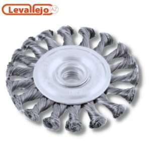 Grata de Acero  6" x 5/8 de Rosca Entorchada CHINA