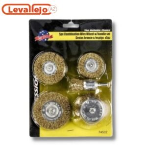 Gratas Acero con Espigo 5" Piezas Circular / Copa / Brocha MPTOOLS