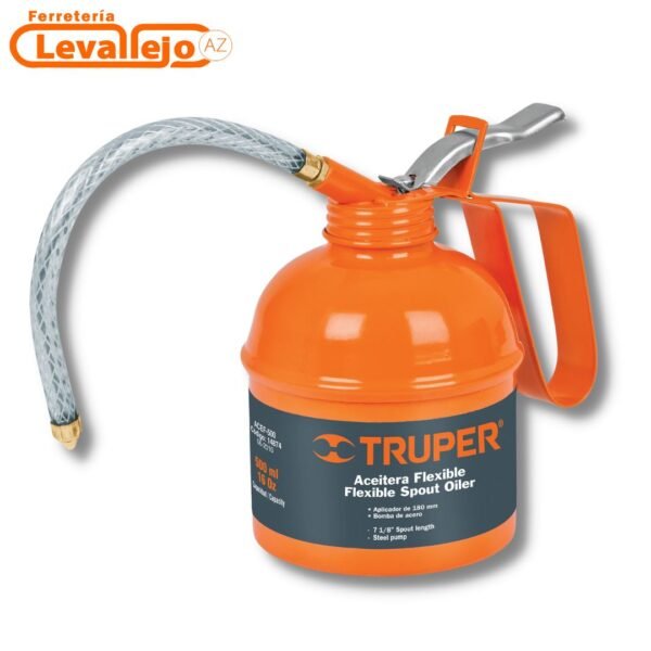 Aceitera de 17 OZ Punta Flexible 500 ML14874 TRUPER