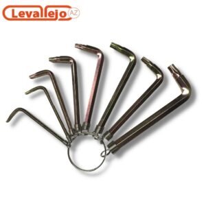 Llaves Torx T09-T40 8 Piezas tipo Llavero UYUSTOOLS