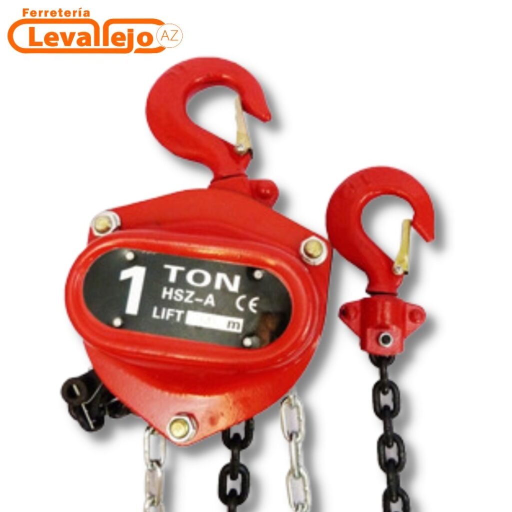 Diferencial de 1 Tonelada con Cadena de 5MT tipo YALE CHINA
