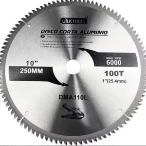 Sierra Circular 10″x 100 Diente TG ALUMINIO DMA110L UYUSTOOLS.
