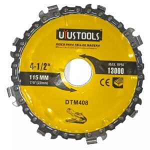Sierra Circular 4-1/2" Dientes de Motosierra Para Pulidora DTM408 UYUSTOOLS.