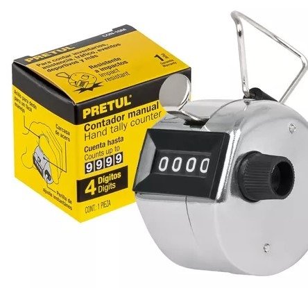 Cuenta Piezas 4 Dígitos Manual CON-10M PRETUL. 1 Cuenta Piezas 4 Dígitos Manual CON-10M PRETUL.