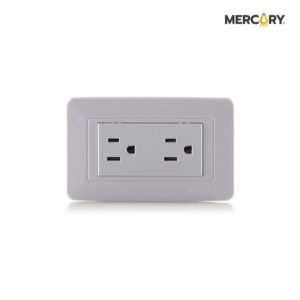 Toma Doble con Polo a Tierra ETI11 MERCURY