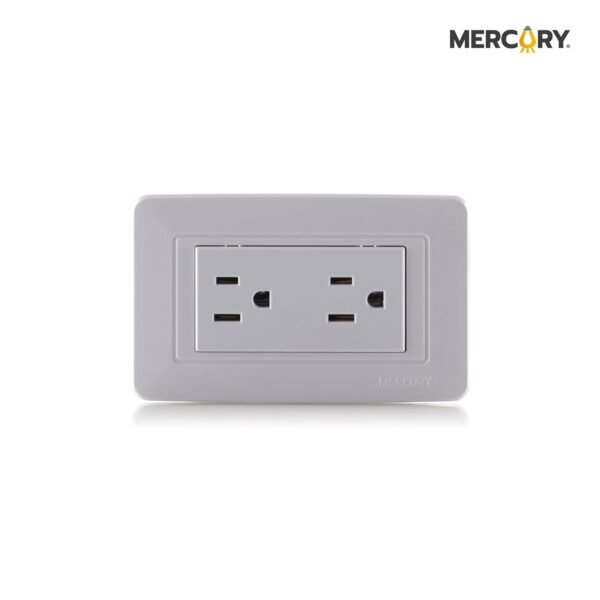 Toma Doble con Polo a Tierra ETI11 MERCURY