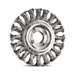 Grata Acero 4" x Rosca 5/8" Entorchada Inoxidable HOPEX