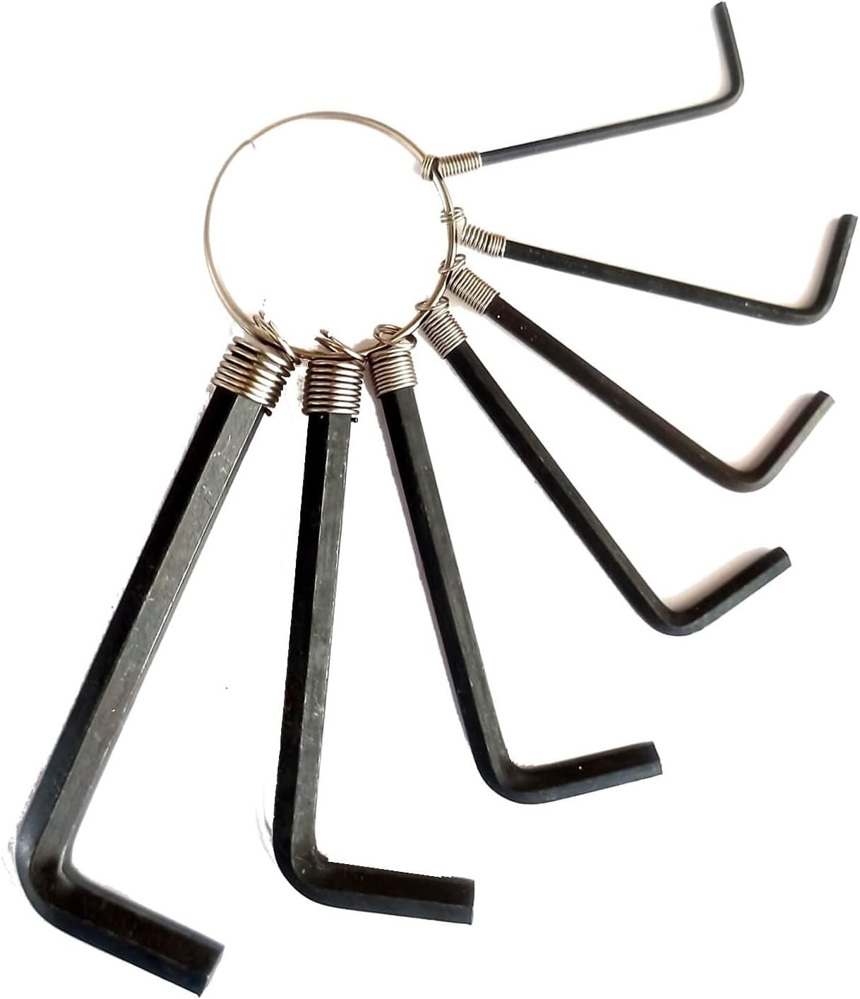 Llaves Allen MM 3 - 12 (7 Piezas) Tipo Llavero JAGUAR 1 Llaves Allen MM 3 - 12 (7 Piezas) Tipo Llavero JAGUAR