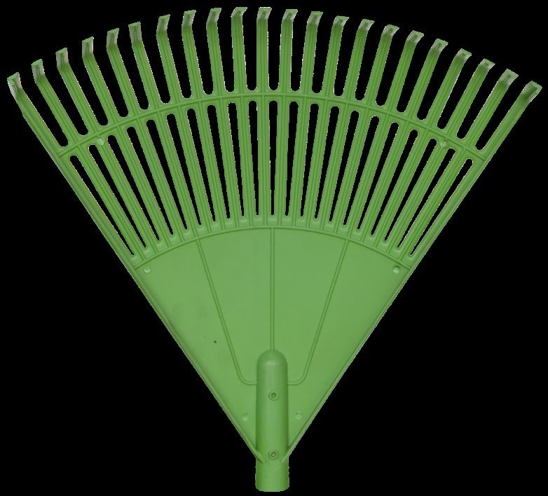 Escoba Para Prado Plástica de 25 Dientes Verde INDUMA 1 Escoba Para Prado Plástica de 25 Dientes Verde INDUMA