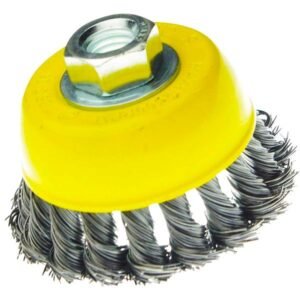 Grata Copa 4" Entorchada (R.5/8") Amarilla UYUSTOOLS