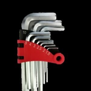 Llaves Allen MM 1.5 - 10 (9 Piezas) Con Organizador SHM-9 WELLDONE