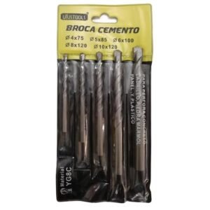 Brocas Para Muro 5 Piezas de 4mm - 10mm BCCS5U UYUSTOOLS.