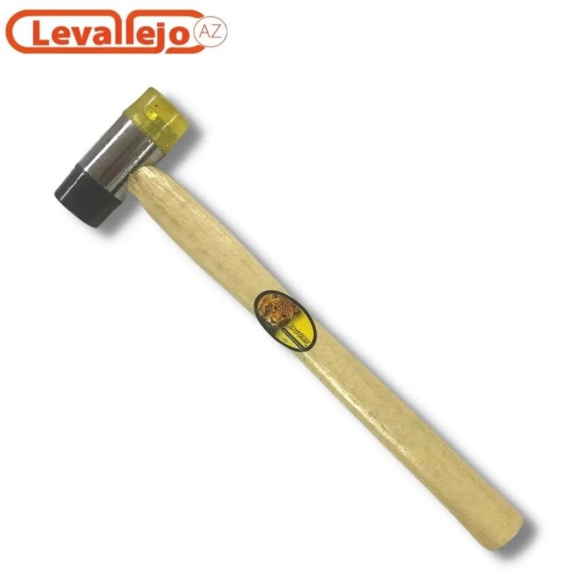 Martillo Plástico Y Caucho 30MM Cabo Madera JAGUAR 1 Martillo Plástico Y Caucho 30MM Cabo Madera JAGUAR