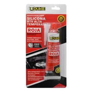 Silicona Alta Temperatura 50Ml Roja UDUKE