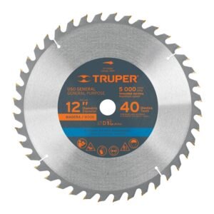 Sierra Circular 12" x 40 Dientes Tungsteno Madera 18311 TRUPER