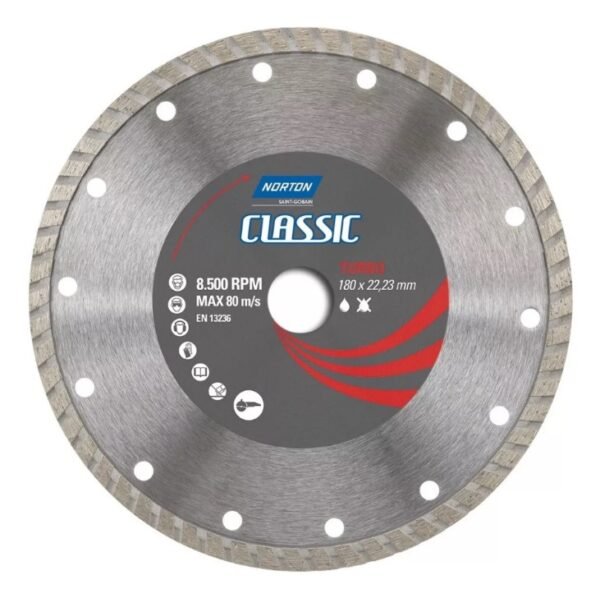 Disco Diamantado 7" Turbo Classic NORTON