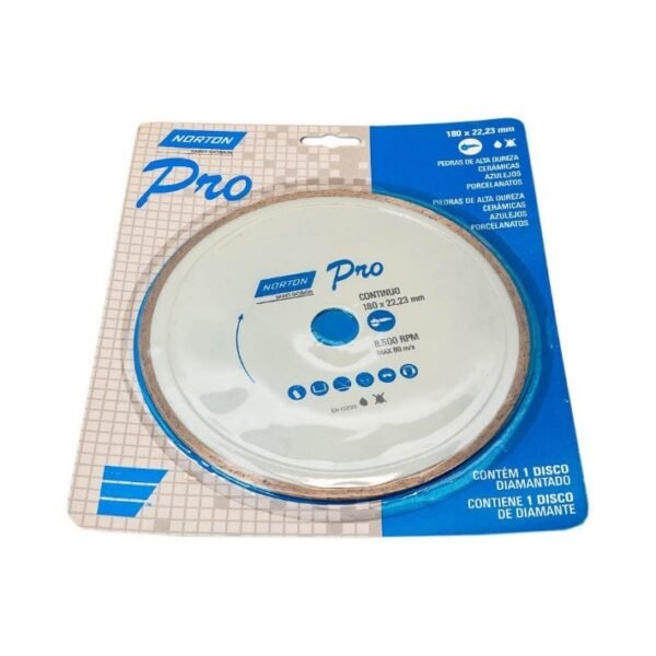 Disco Diamantado 7" Continuo NORTON PRO