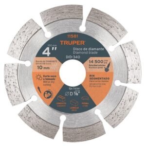 Disco Diamantado 4" Segmentado 11581 TRUPER