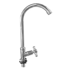 Llave Móvil Para Lavaplatos De Mesa Cuello Cisne y Cruceta UDUKE