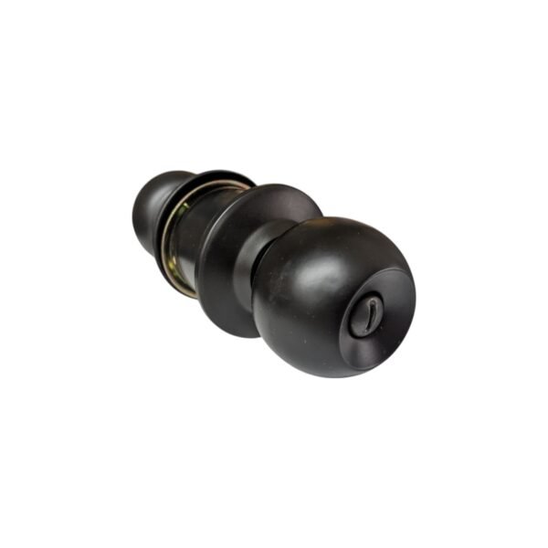 Cerradura Para Baño Negro de Pomo FEH