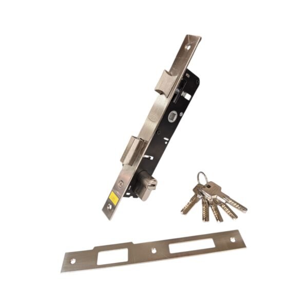 Cerradura Incrustar Cromada 20mm Llave Multipunto FEH