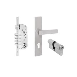 Cerradura Portón De Seguridad 4 Pasadores Cromo Manija BARI Llave/Llave 7071 YALE