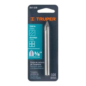 Broca Para Vidrio 10 mm (3/8") 11704 TRUPER