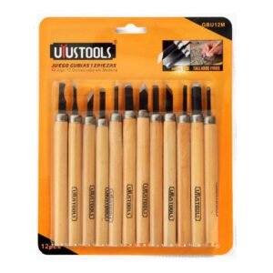 Formones Para Tallar 12 Piezas Pequeños GBU12M UYUSTOOLS