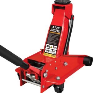 Gato Hidráulico Tipo Zorra De 3 Toneladas Doble Pistón Con Perfil Bajo BIG RED