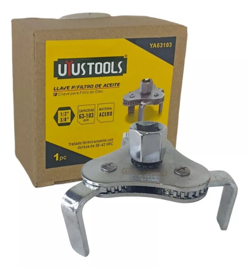 Llave Filtro Aceite 3 Patas 63mm - 103mm YA63103 UYUSTOOLS 1 Llave Filtro Aceite 3 Patas 63mm - 103mm YA63103 UYUSTOOLS