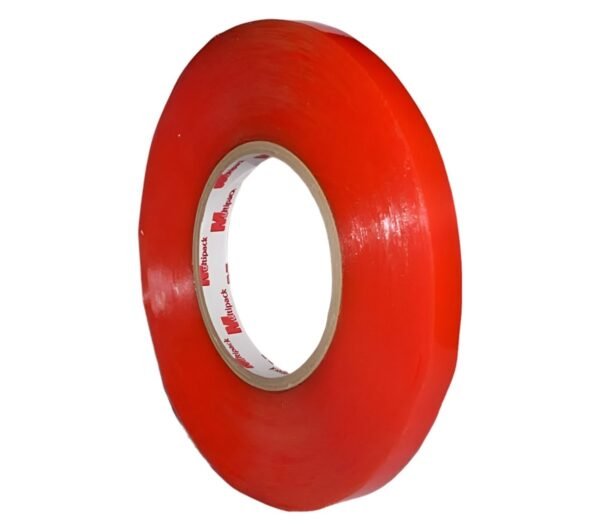 Cinta Adhesiva Doble Faz 12MM x 50Mts ROJA