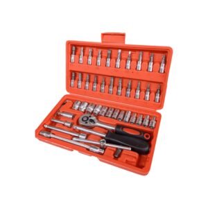 Copas MM 4-14(Cte 1/4) + Puntas 46 Piezas CHINO